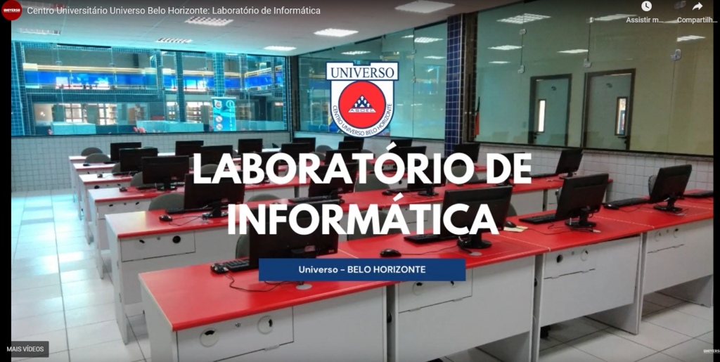 TOUR NO LABORATÓRIO DE INFORMÁTICA - UNIVERSO-BH